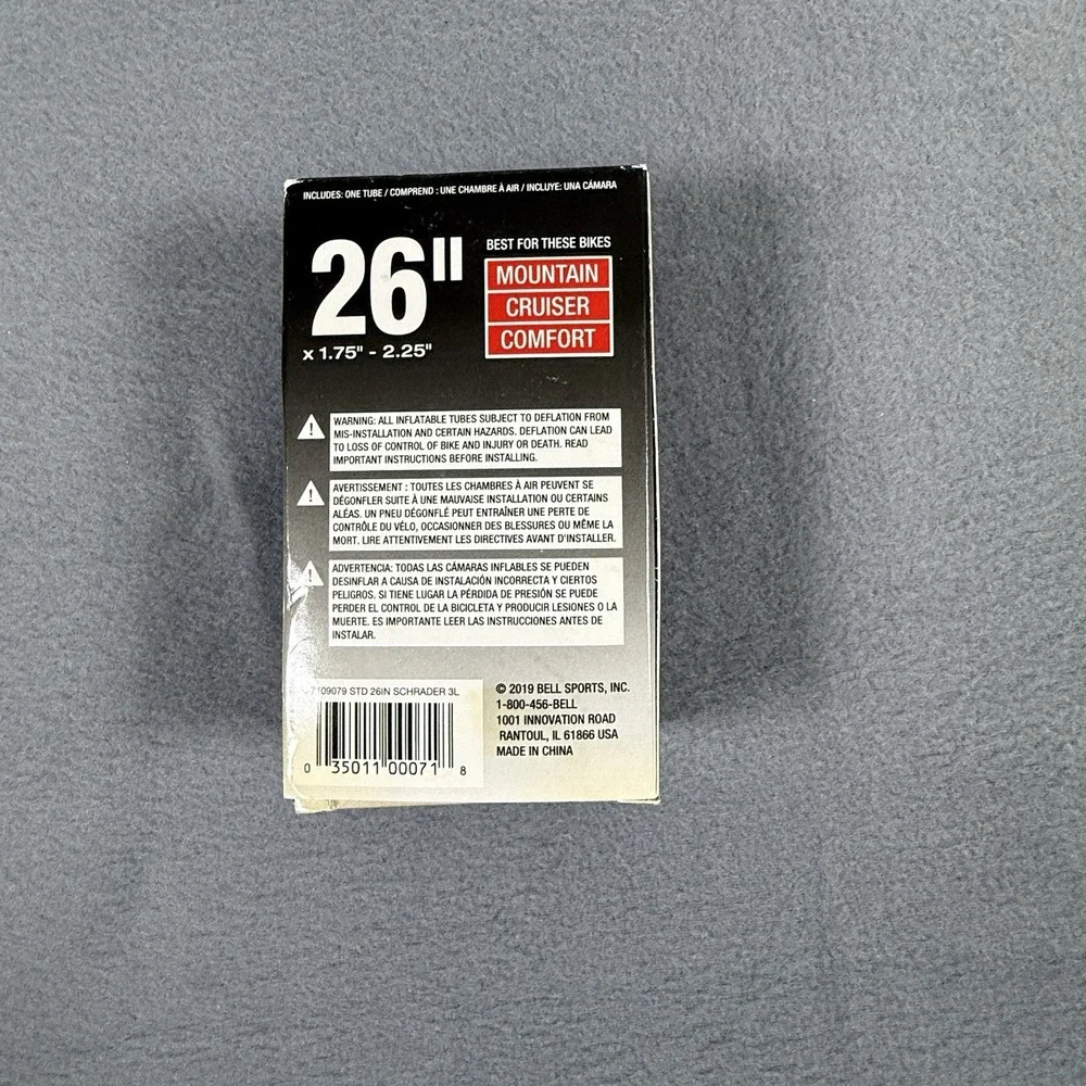 Bell Bicycle‎ Inner Tube 26